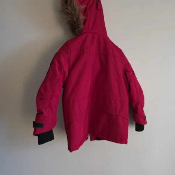 Point Zero Red Parka Jacket - Picture 14 of 15